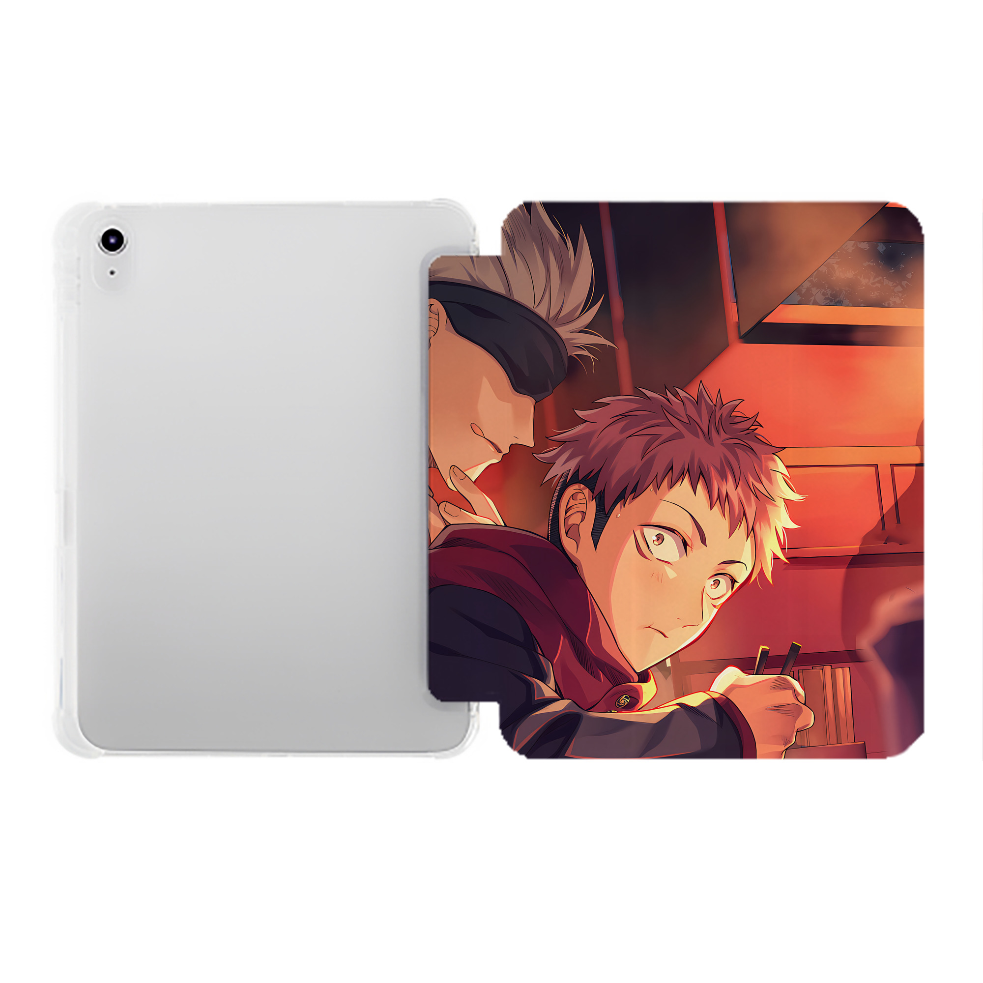 （画像用） SPY×FAMILY间谍家家酒 IPad ケース ペン収納付き 三つ折りスタンド PUレザー×シリコン 対応機種9.5/10.5/10.9インチ